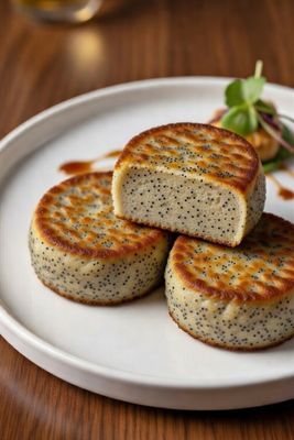 Traditional Ukrainian Cheese Pancakes with Poppe Seeds