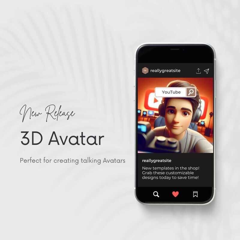92 images , 3D profile images. Avatars. For creating talking photos