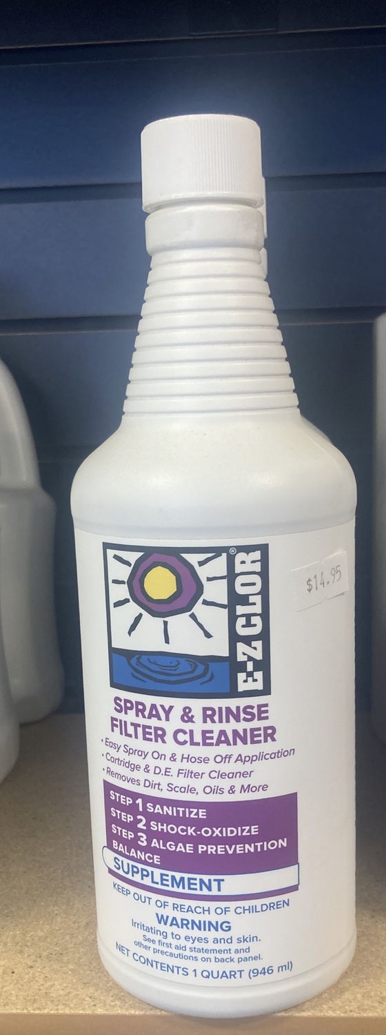 EZ Clor Spray &amp; Rinse Filter Cleaner
