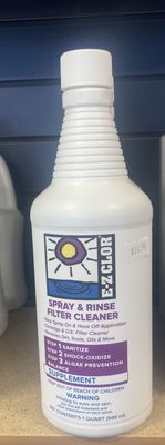 EZ Clor Spray &amp; Rinse Filter Cleaner