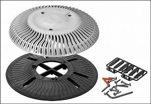 Paramount Retro Cover Drain White