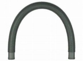 Poolstyle 1.5" x 6' Integrated Cuff Blow Molded Silver Hose