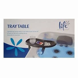 Life Essentials 18" x 9.5" Spa Life Tray Table