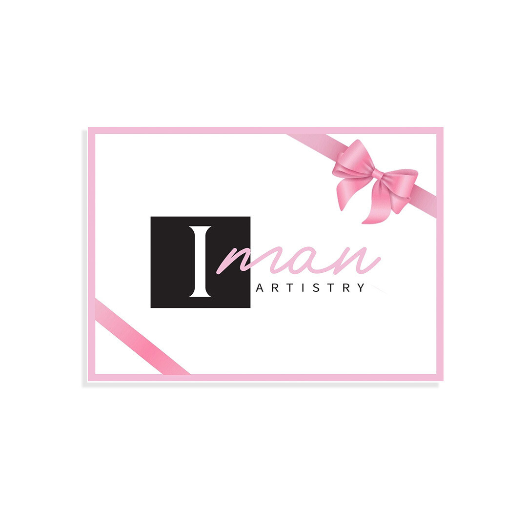 Iman Artistry Gift Card Iman Artistry Gift Card