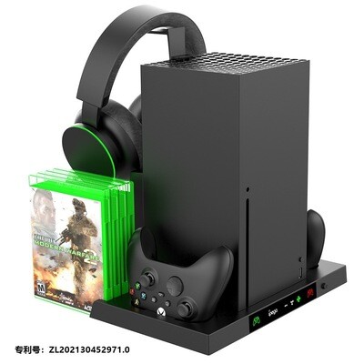XBOX Series X Host Multi-function Charging Cooling Base With Earphone Hook Accessories PG-XBX023