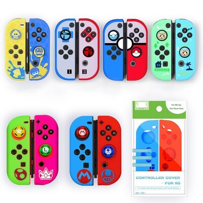 Nintendo Switch Silicone Case Switch Splatoon 3 With Patterned Handle Protective Case With Key Cap
