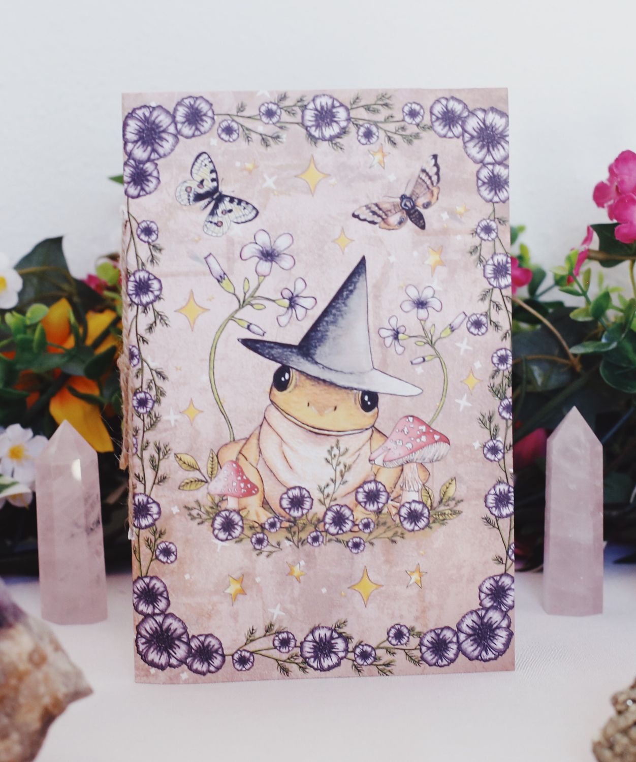 Handmade Witchy Frog Journal