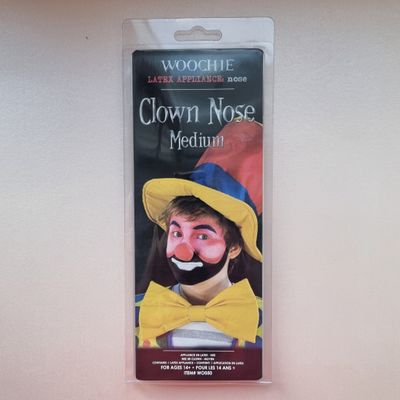 Prothèse en latex nez de clown