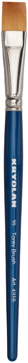 Pinceau plat Torey taille 16