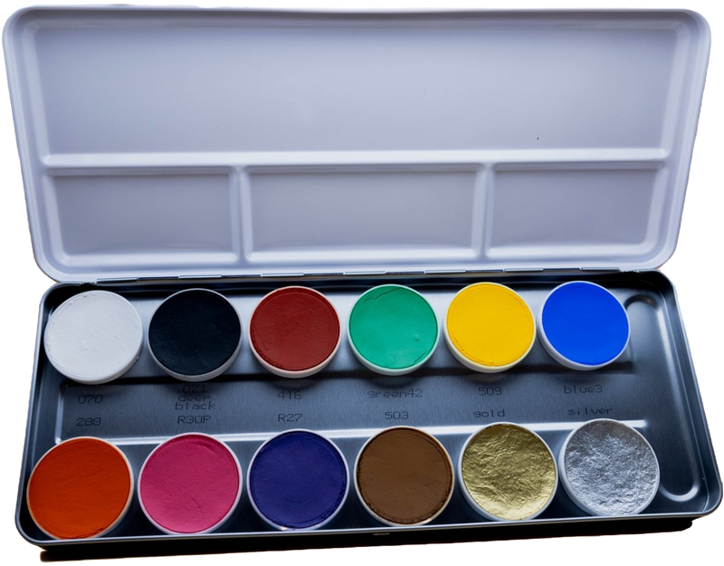 Palette Aquacolor 12 couleurs