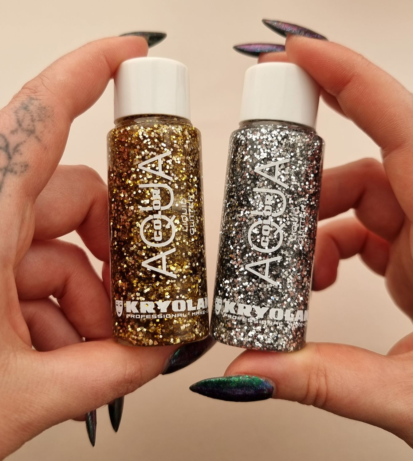 Aquacolor liquide pailleté