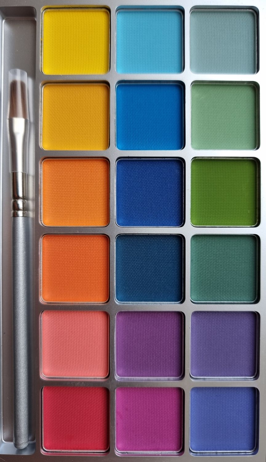 Palette de fards à paupières 18 couleurs