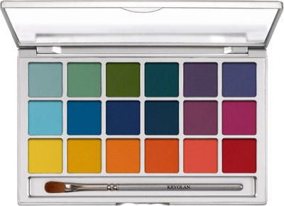 Palette de fards à paupières 18 couleurs