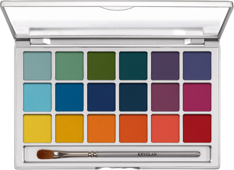 Palette de fards à paupières 18 couleurs