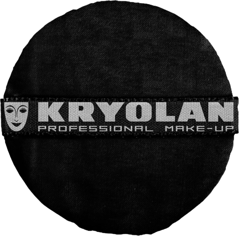 Houppette à poudre premium noire 8cm