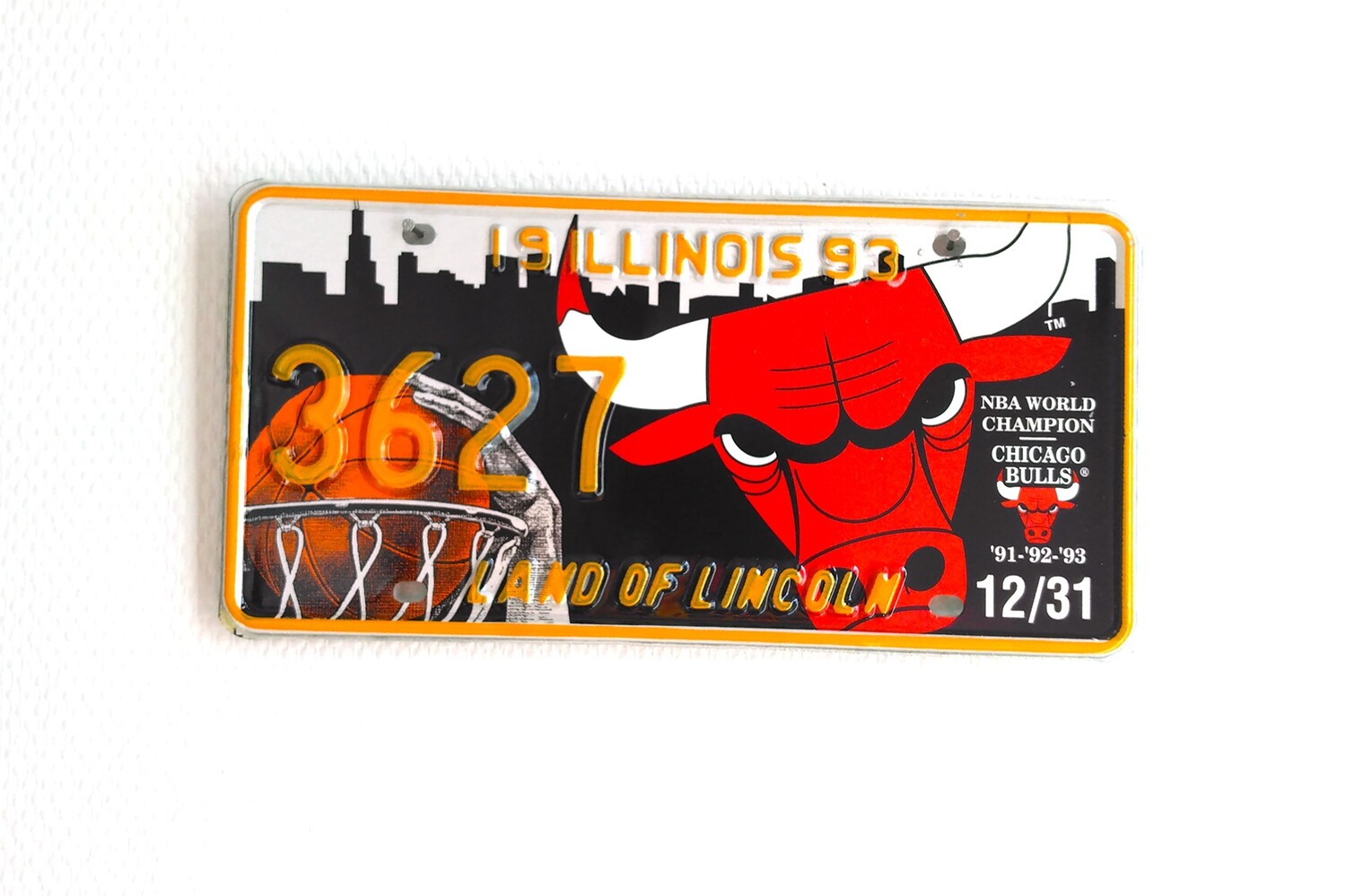 PLAQUE CHICAGO BULLS