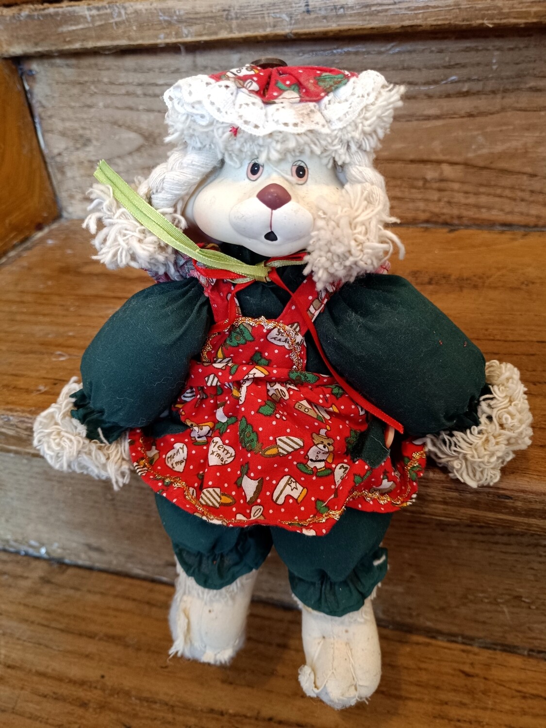 LAPIN DE NOËL EN PORCELAINE