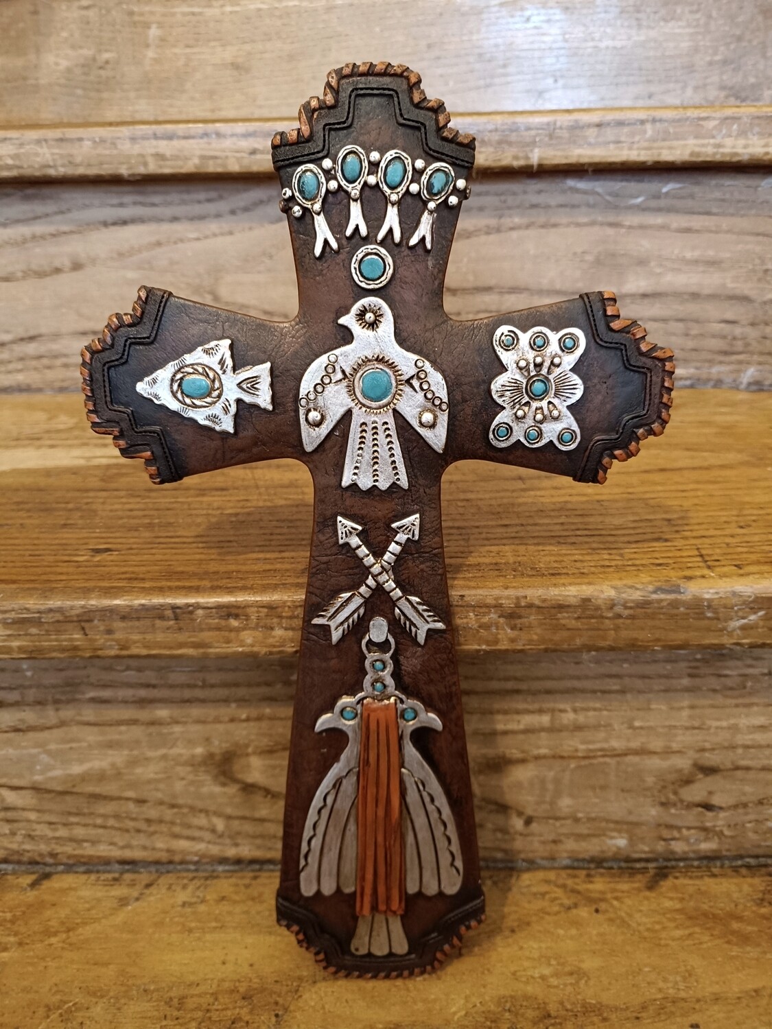 MAGNIFIQUE CROIX AMÉRINDIEN D OKLAHOMA 