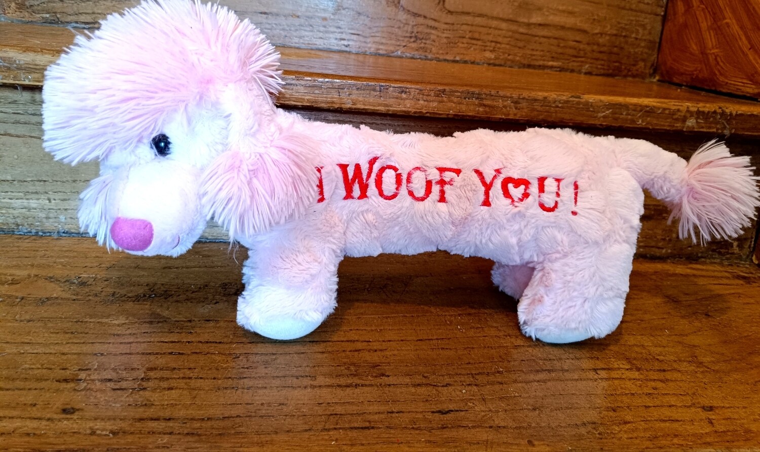 PELUCHE CHIEN I WOOF YOU