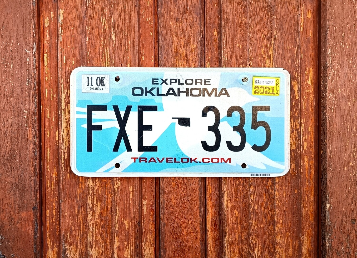PLAQUE DE L&#39;OKLAHOMA