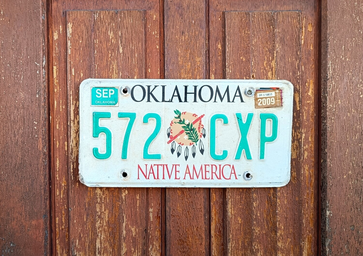 PLAQUE OKLAHOMA NATIVE AMERICA 🇺🇸