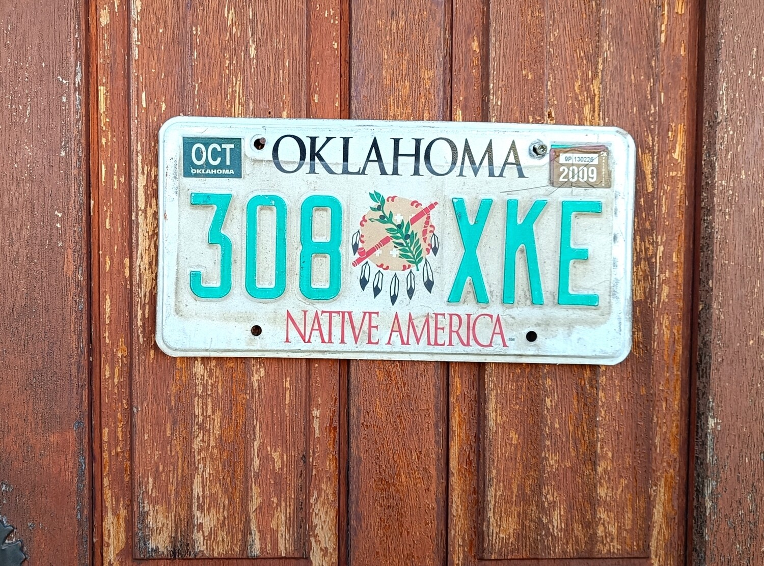 PLAQUE OKLAHOMA NATIVE AMERICA 🇺🇸