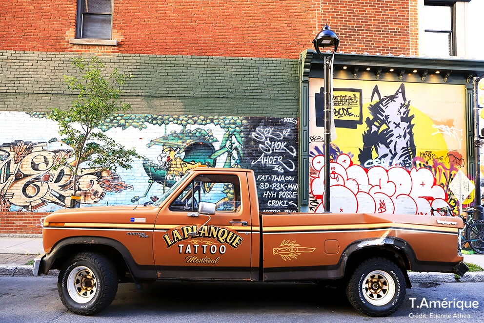 PHOTO MONTREAL STREET, MONTREAL STREET: TIRAGE 30X40 SUR PAPIER MAT STYLE AFFICHE