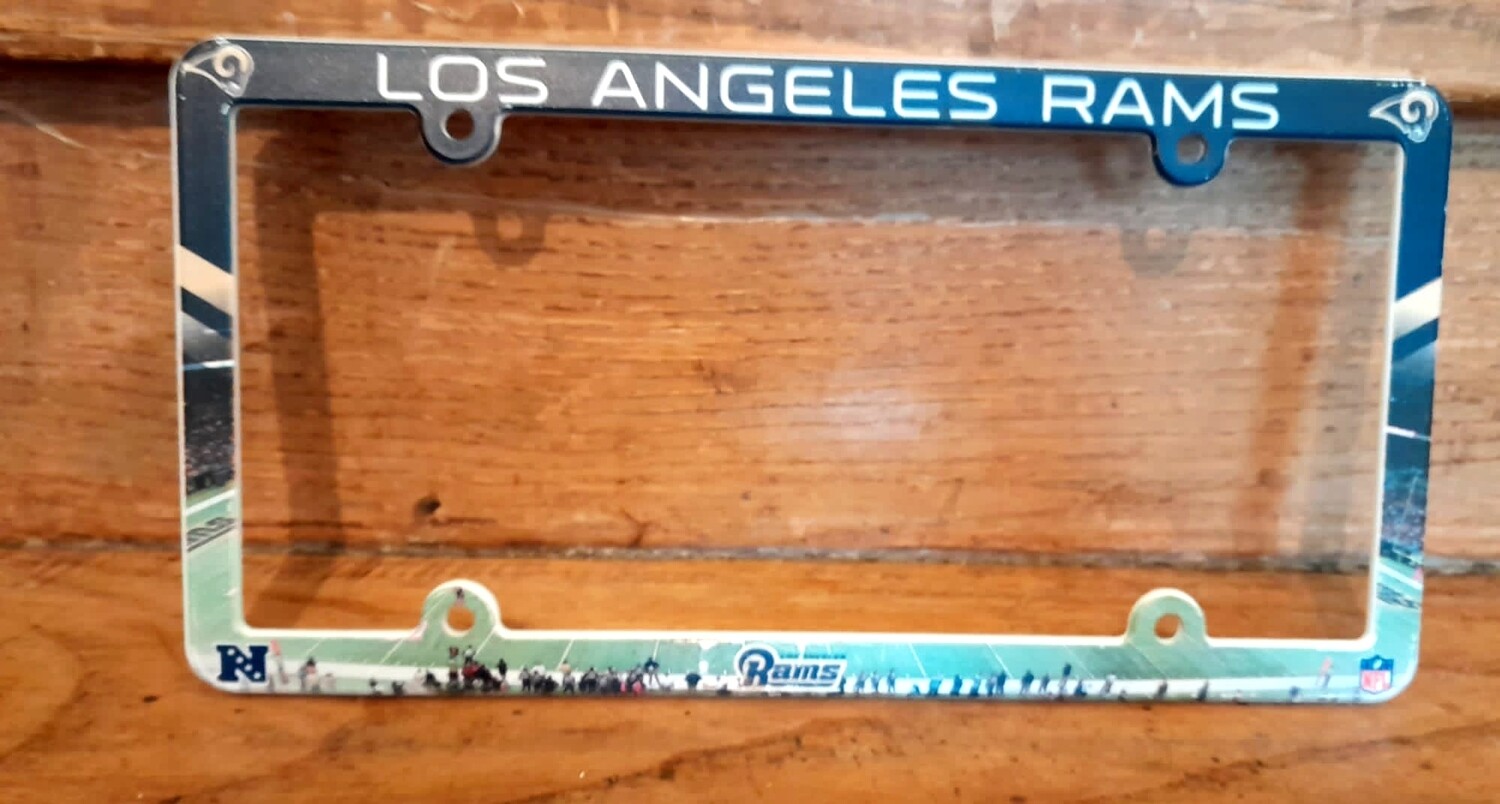 SUPPORT DE PLAQUE LOS ANGELES RAMS