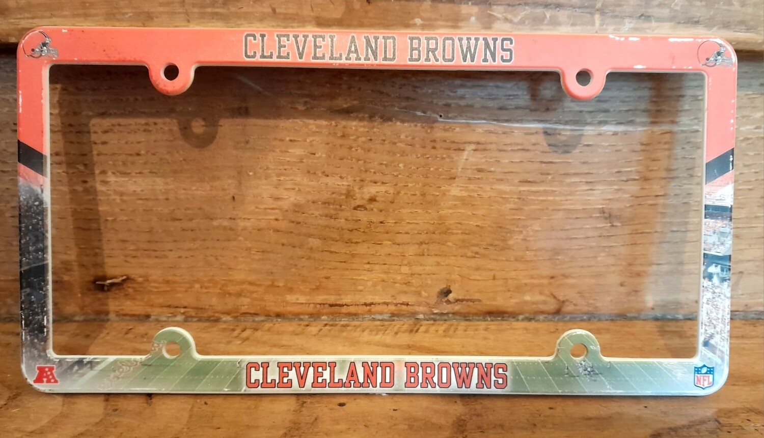 SUPPORT DE PLAQUE CLEVELAND BROWNS