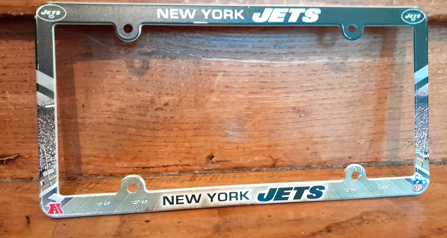 SUPPORT DE PLAQUE NEW YORK JETS NFL