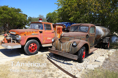 PHOTO VINTAGE TRUCK, VINTAGE TRUCK: TIRAGE 30X40 SUR PAPIER MAT STYLE AFFICHE