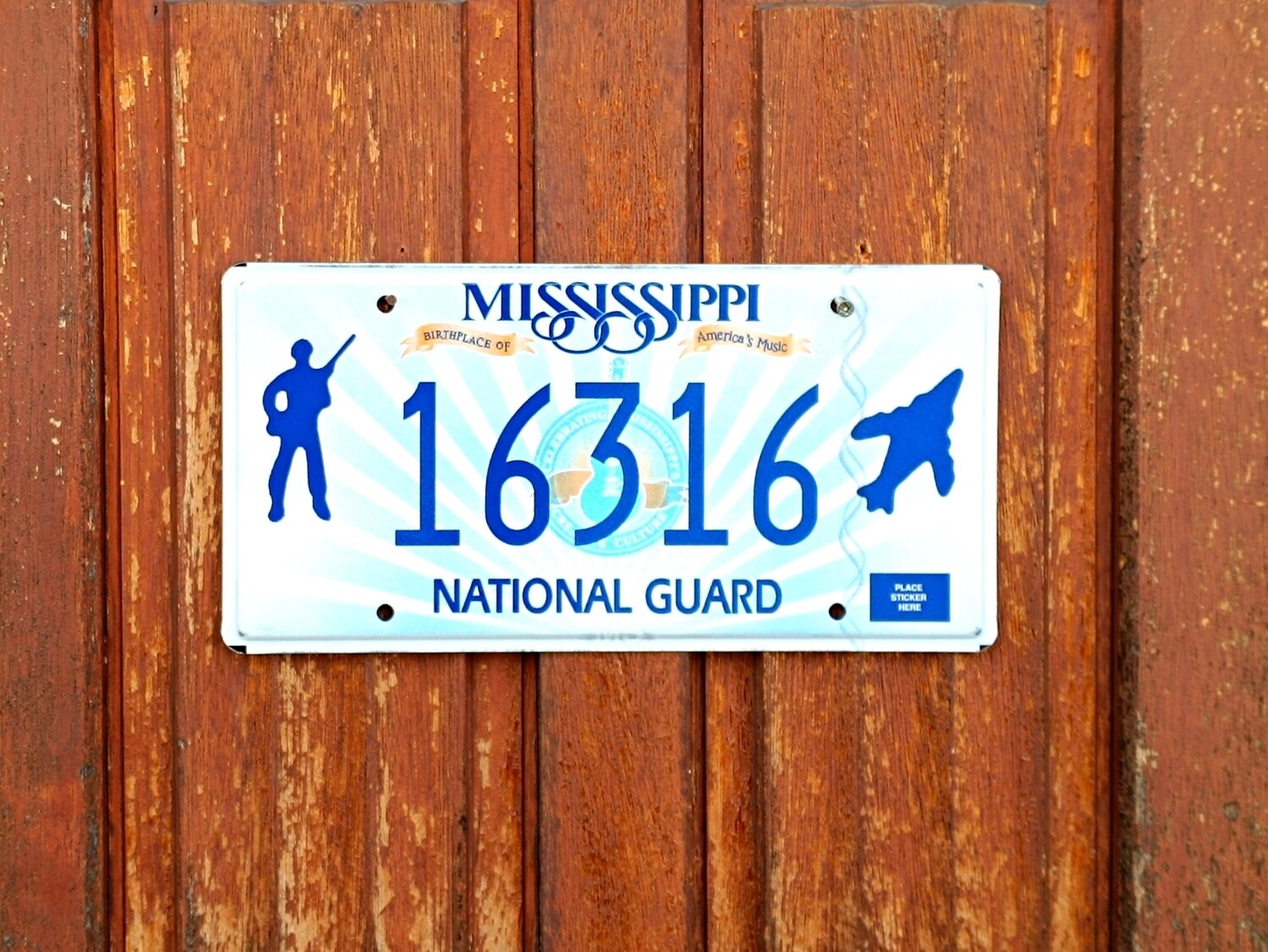 PLAQUE MISSISSIPPI NATIONAL GUARD
