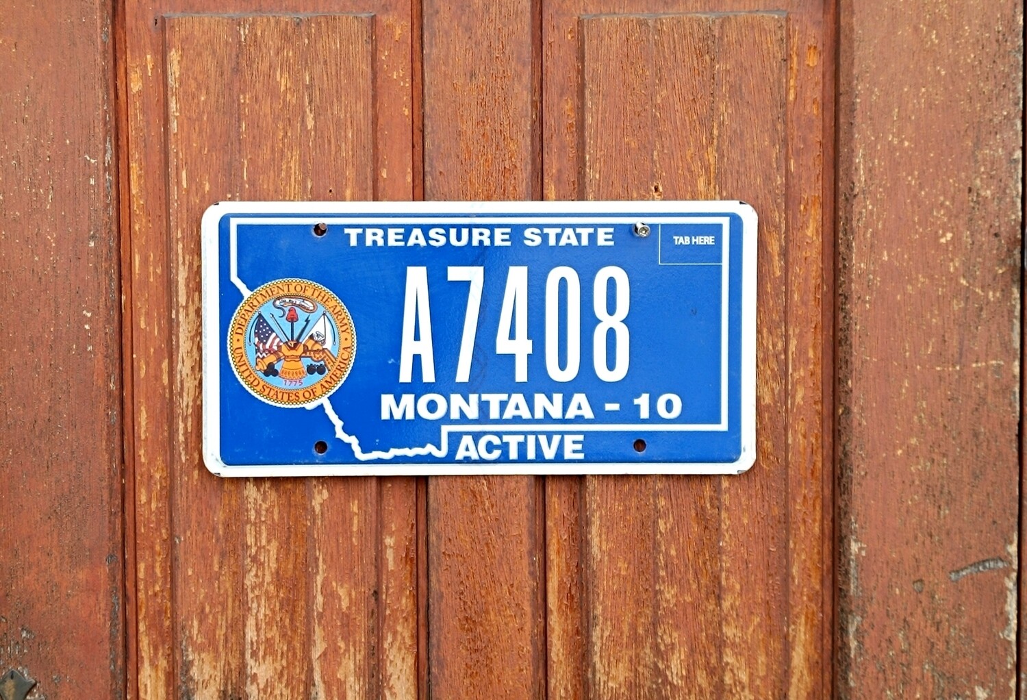 PLAQUE MONTANA VÉTÉRAN