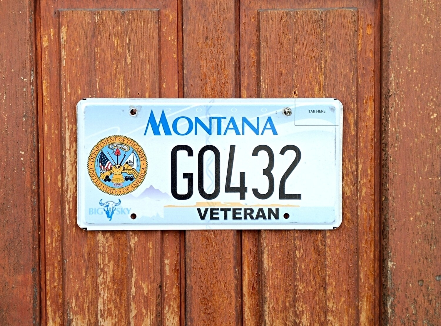 PLAQUE MONTANA VÉTÉRAN