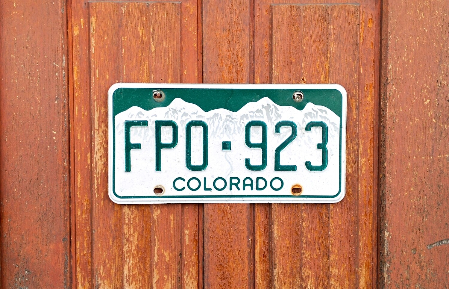 PLAQUE DU COLORADO