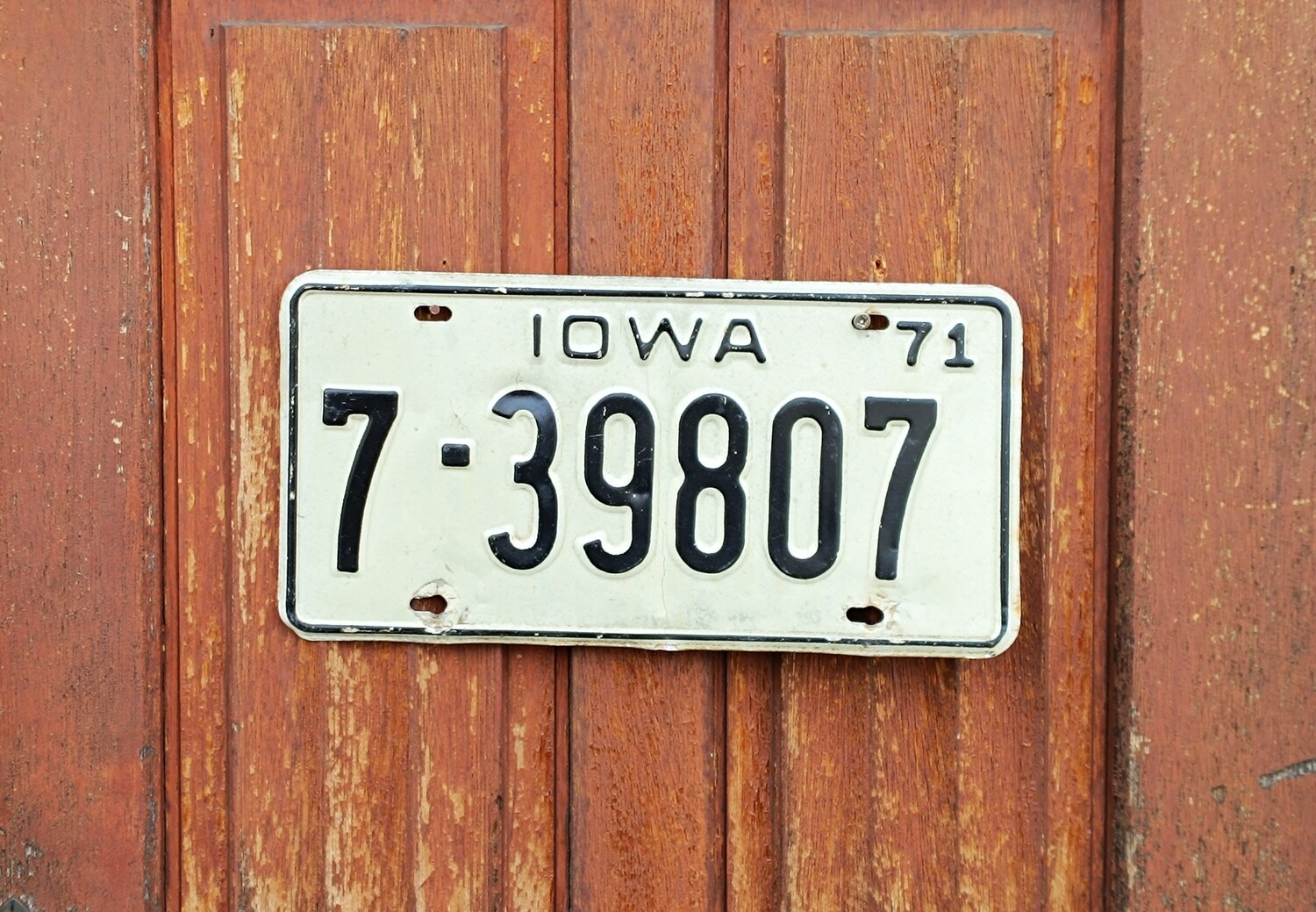 PLAQUE DE L&#39;IOWA