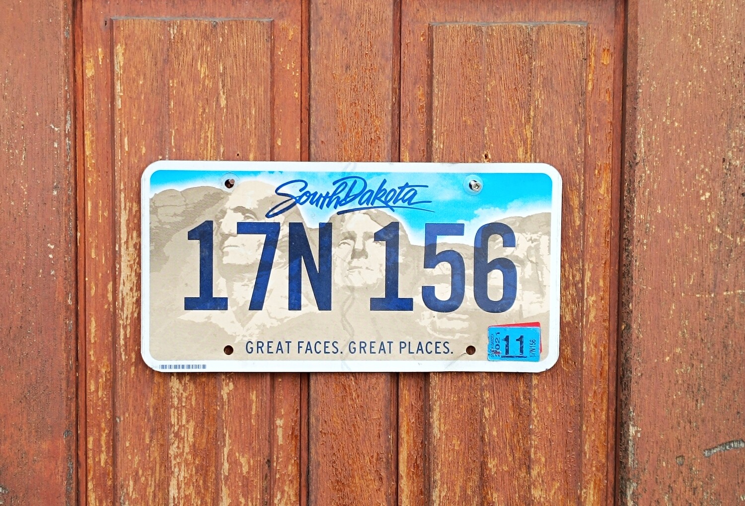 PLAQUE DU DAKOTA DU SUD