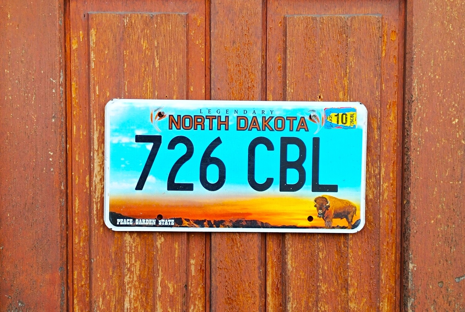 PLAQUE DU DAKOTA DU NORD