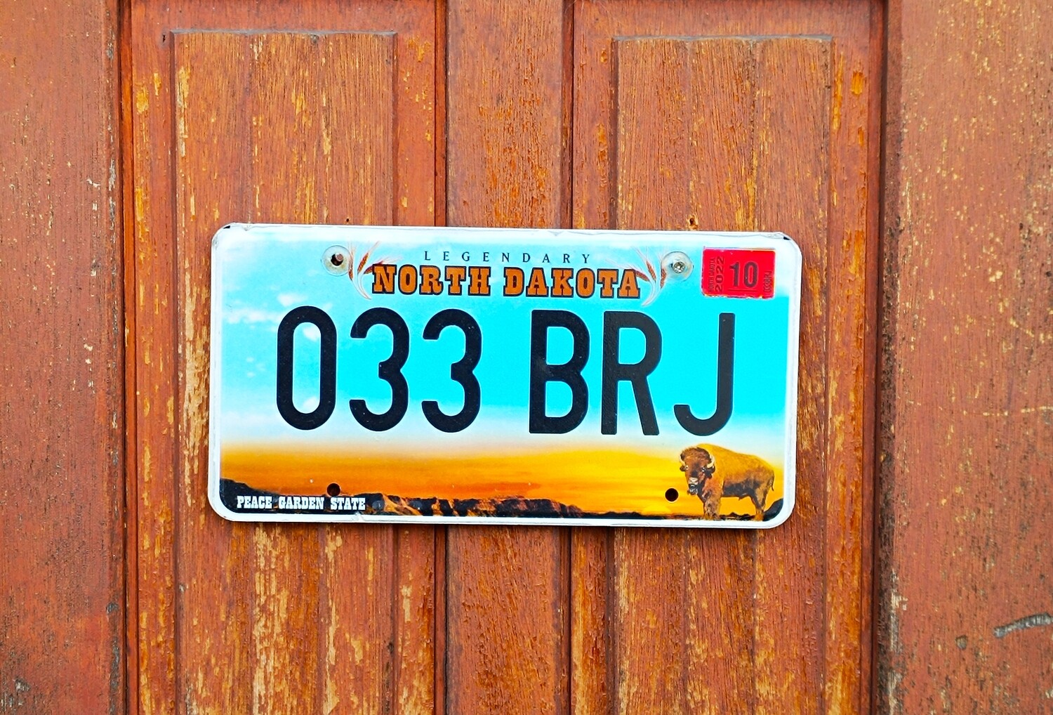 PLAQUE DU DAKOTA DU NORD