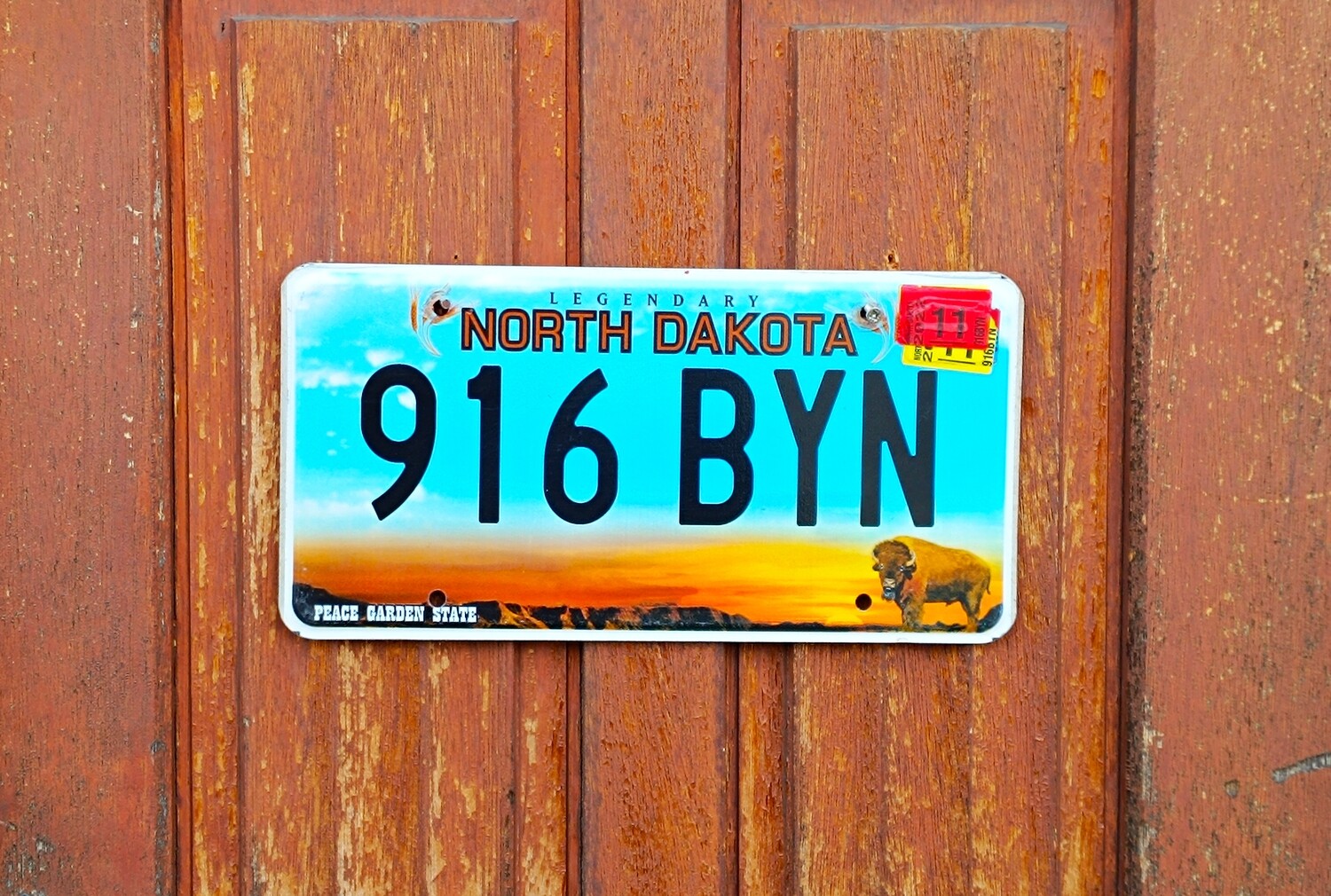 PLAQUE DU DAKOTA DU NORD