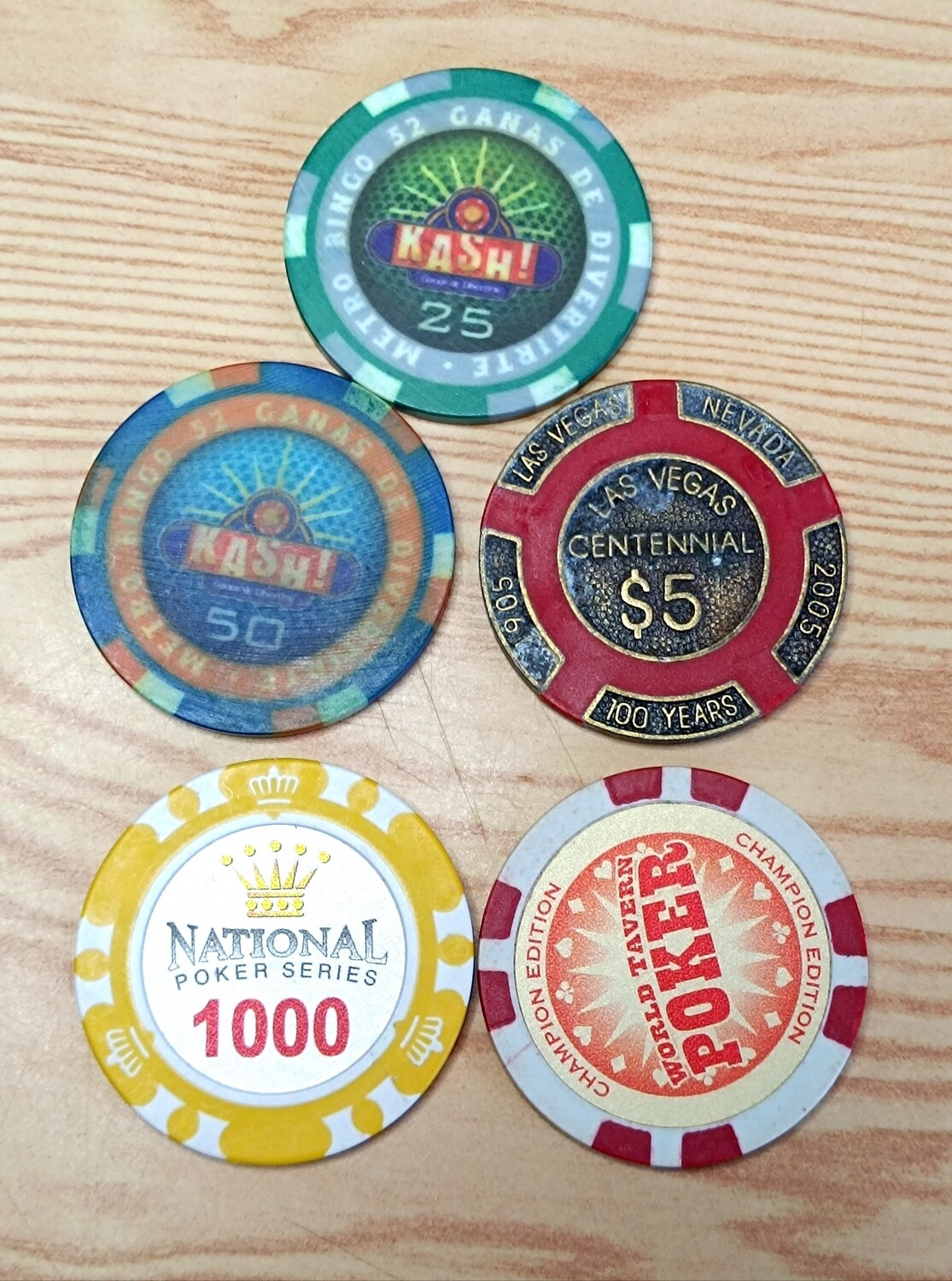 LOT DE 5 JETONS (1)