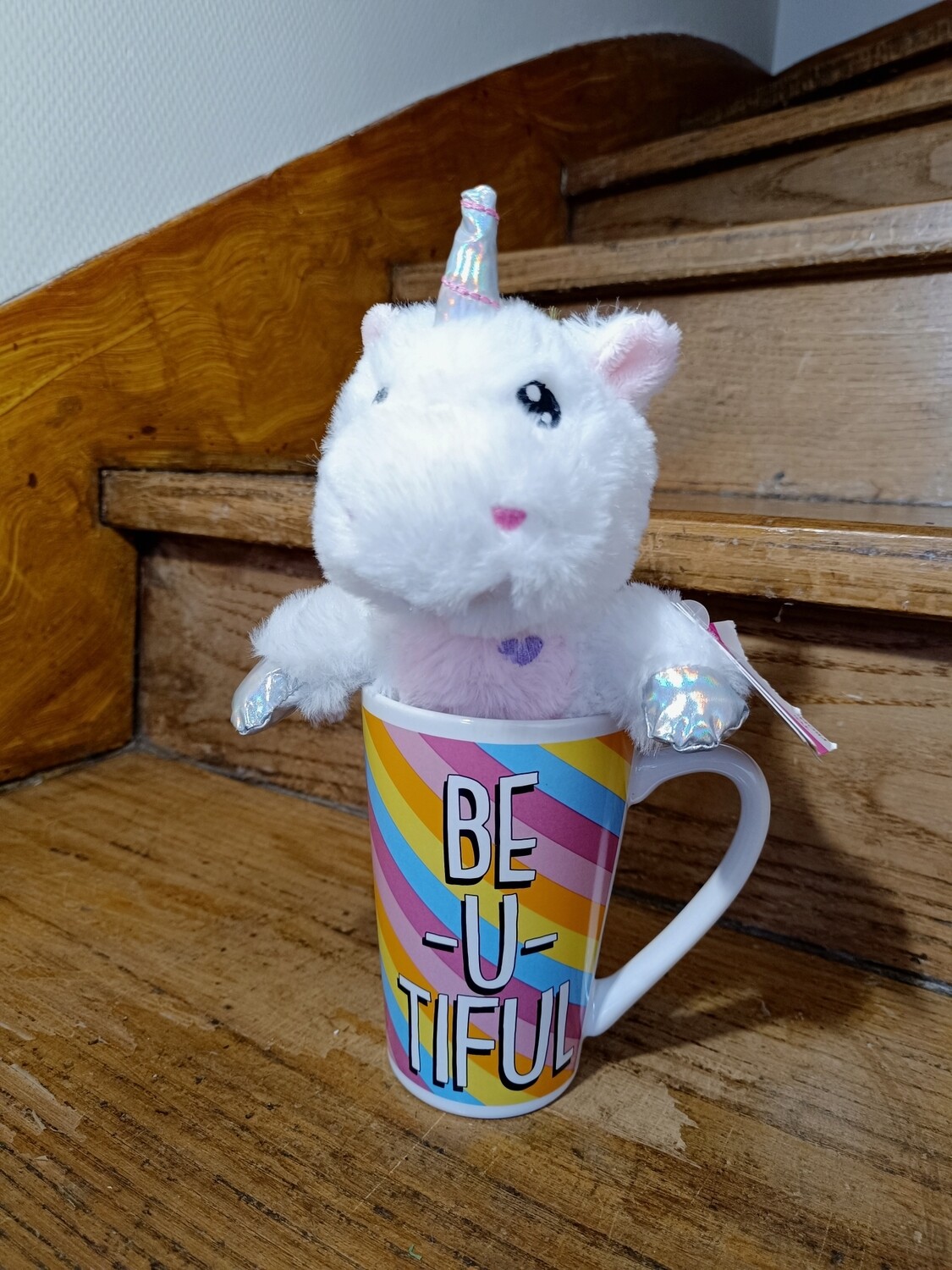 PELUCHE LICORNE AVEC SON MUG