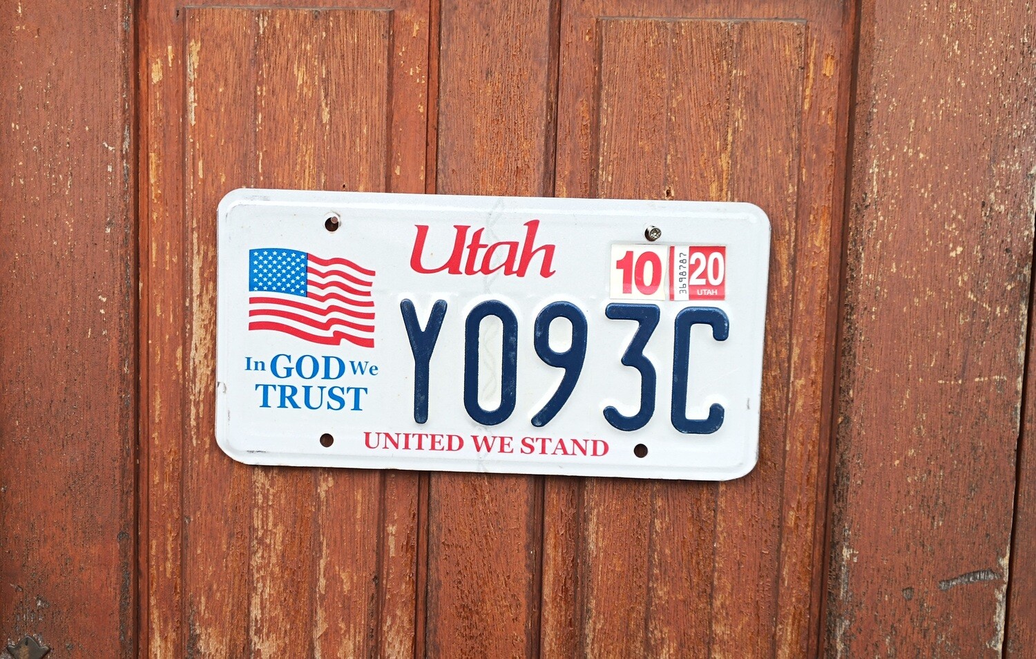 PLAQUE DE L&#39;UTAH