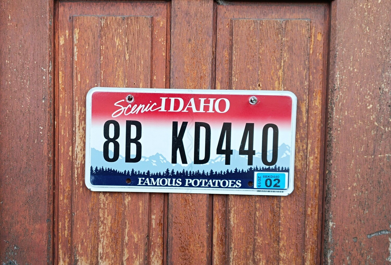 PLAQUE DE L&#39;IDAHO