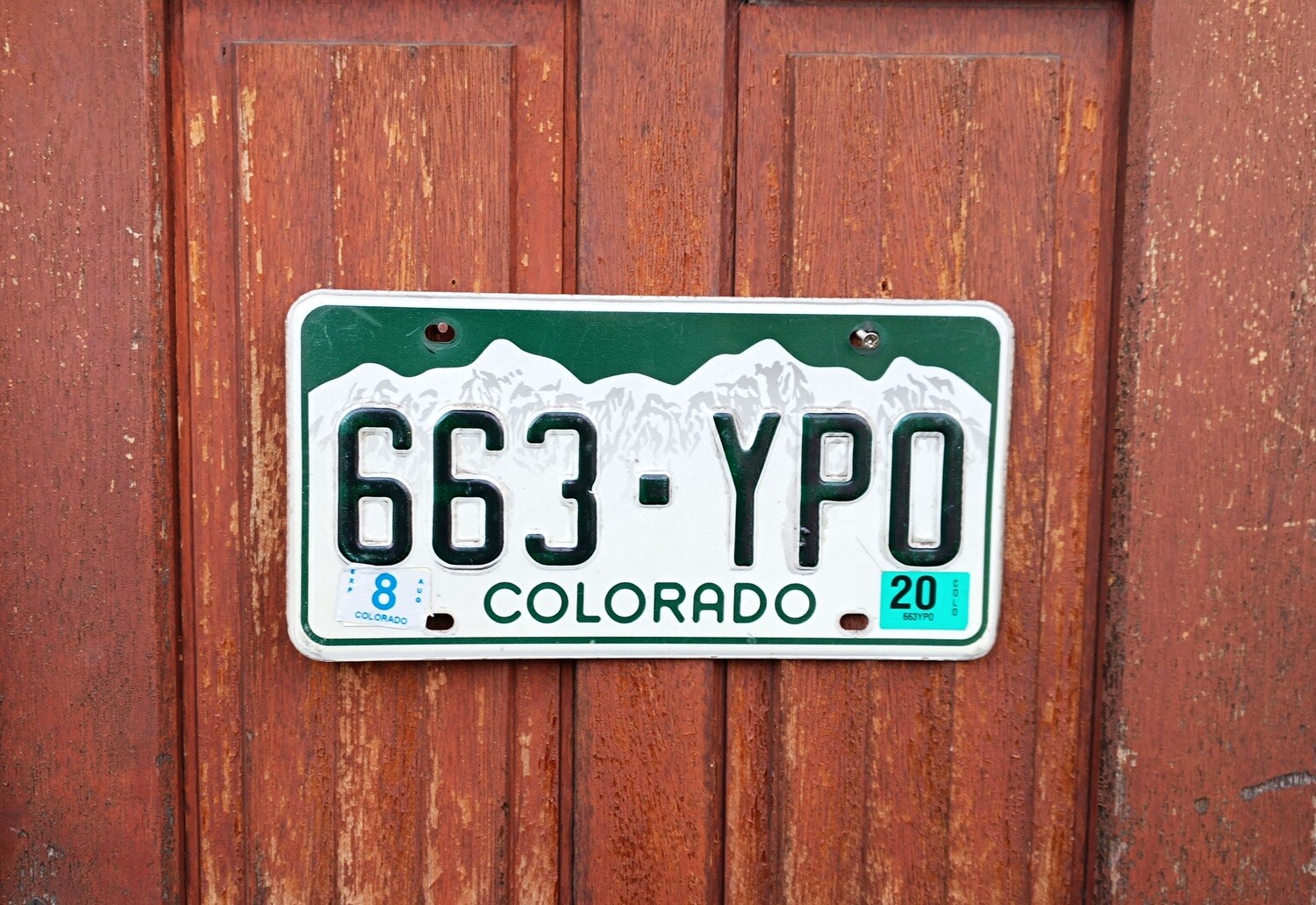 PLAQUE DU COLORADO