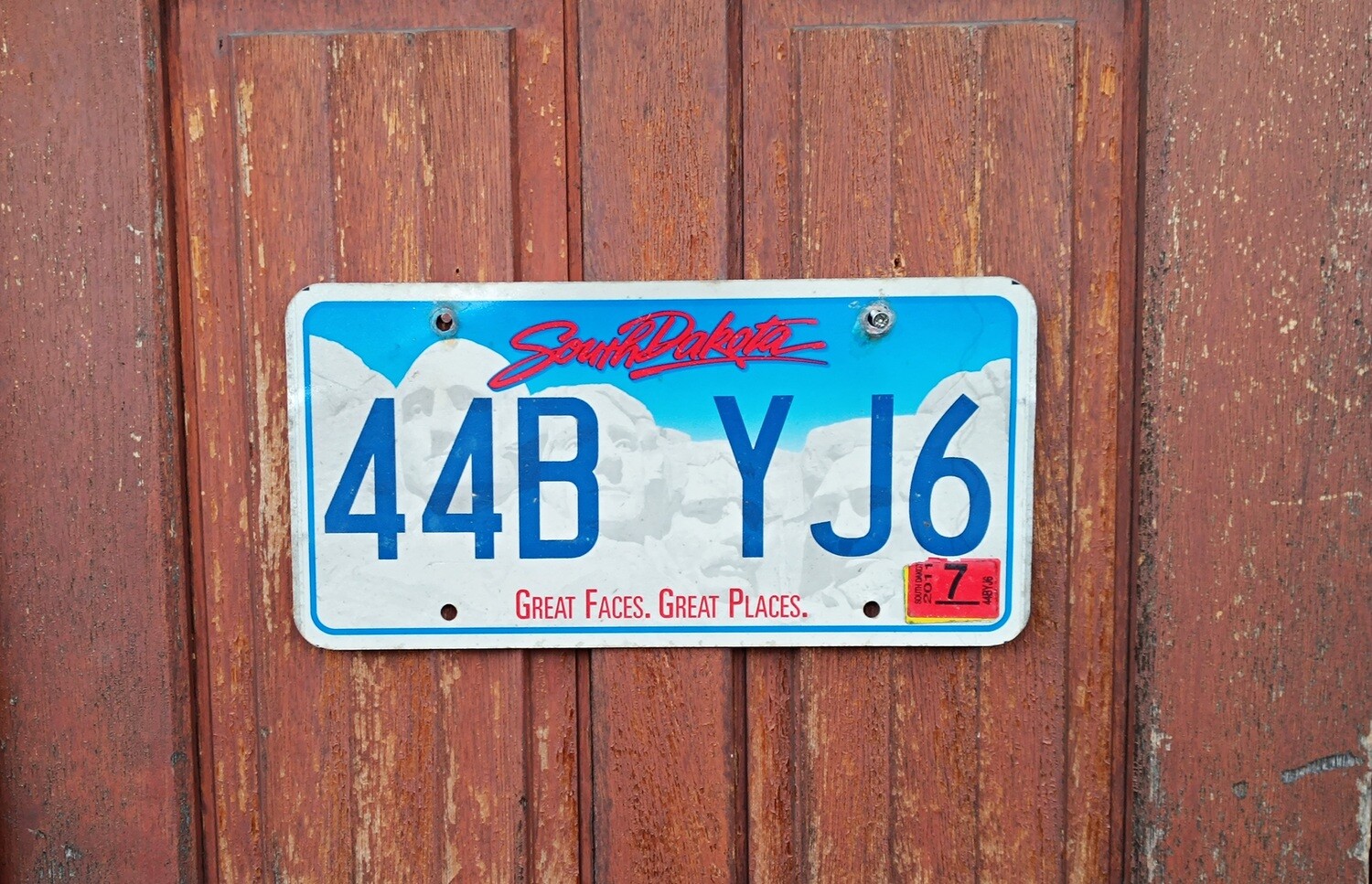 PLAQUE DU DAKOTA DU SUD