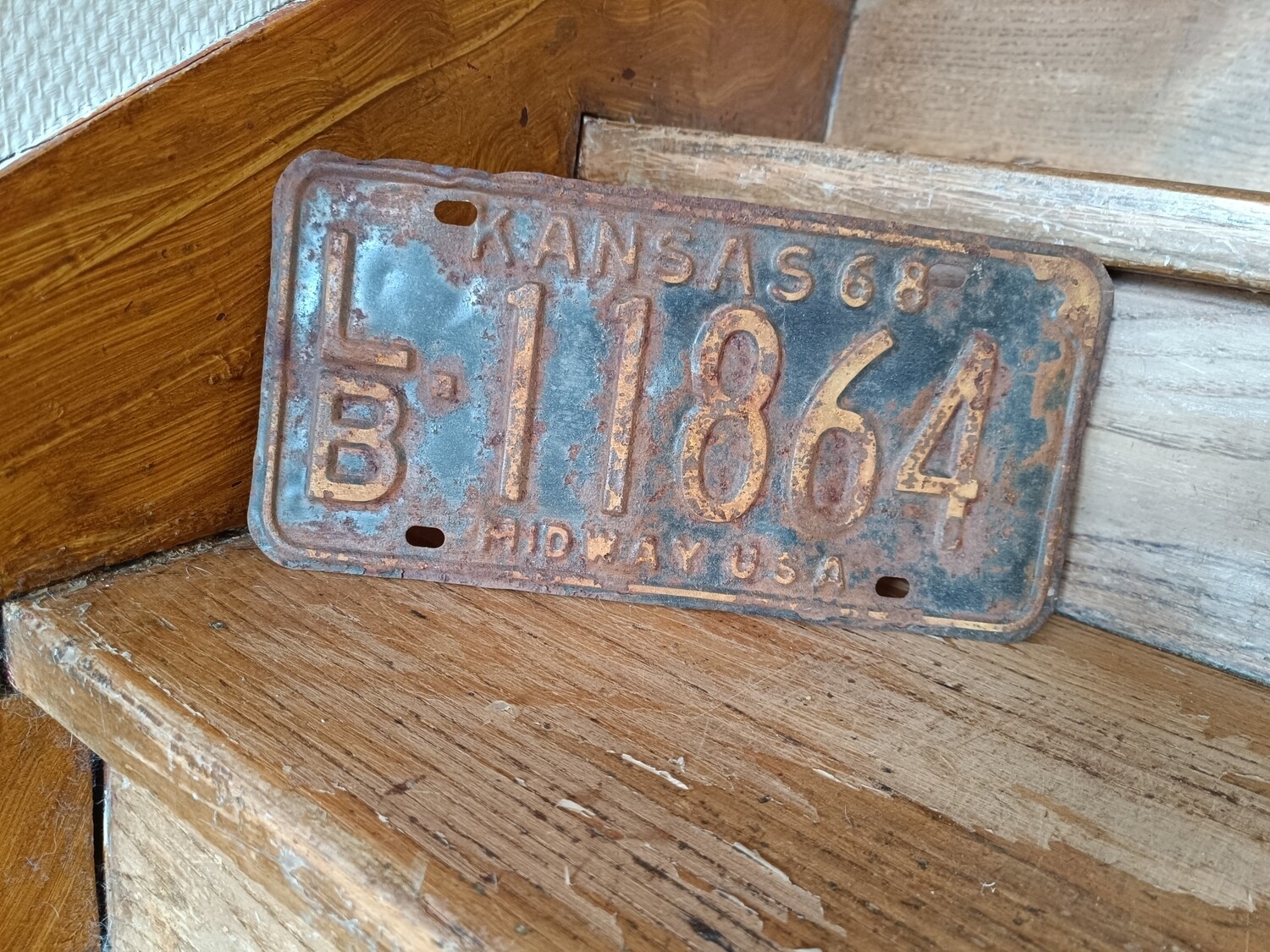 PLAQUE DU KANSAS 1968 MIDWAY USA