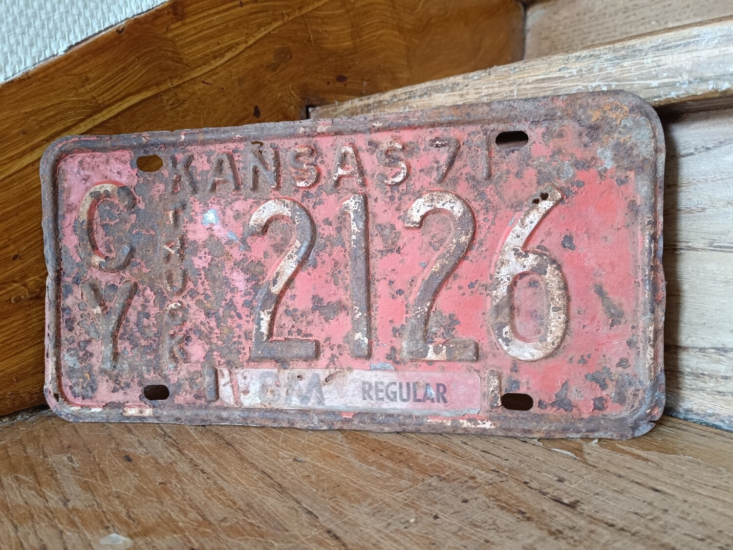 PLAQUE KANDAS 1971