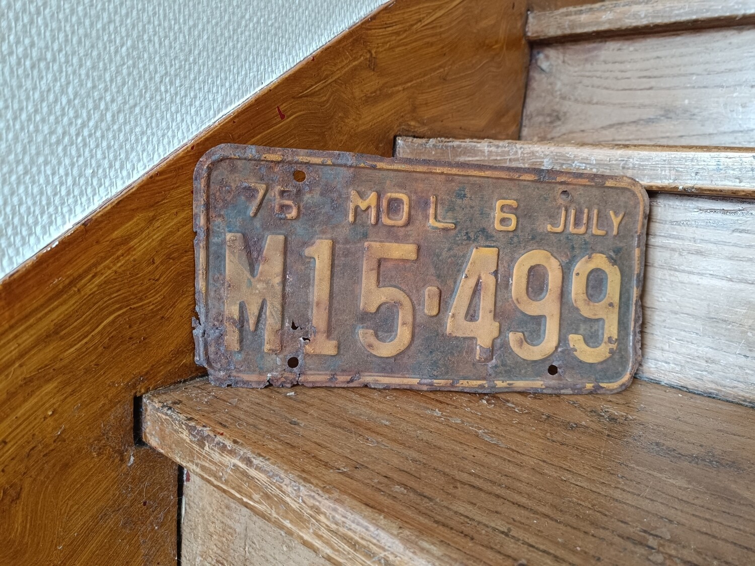 PLAQUE MISSOURI 1976 COLLECTOR