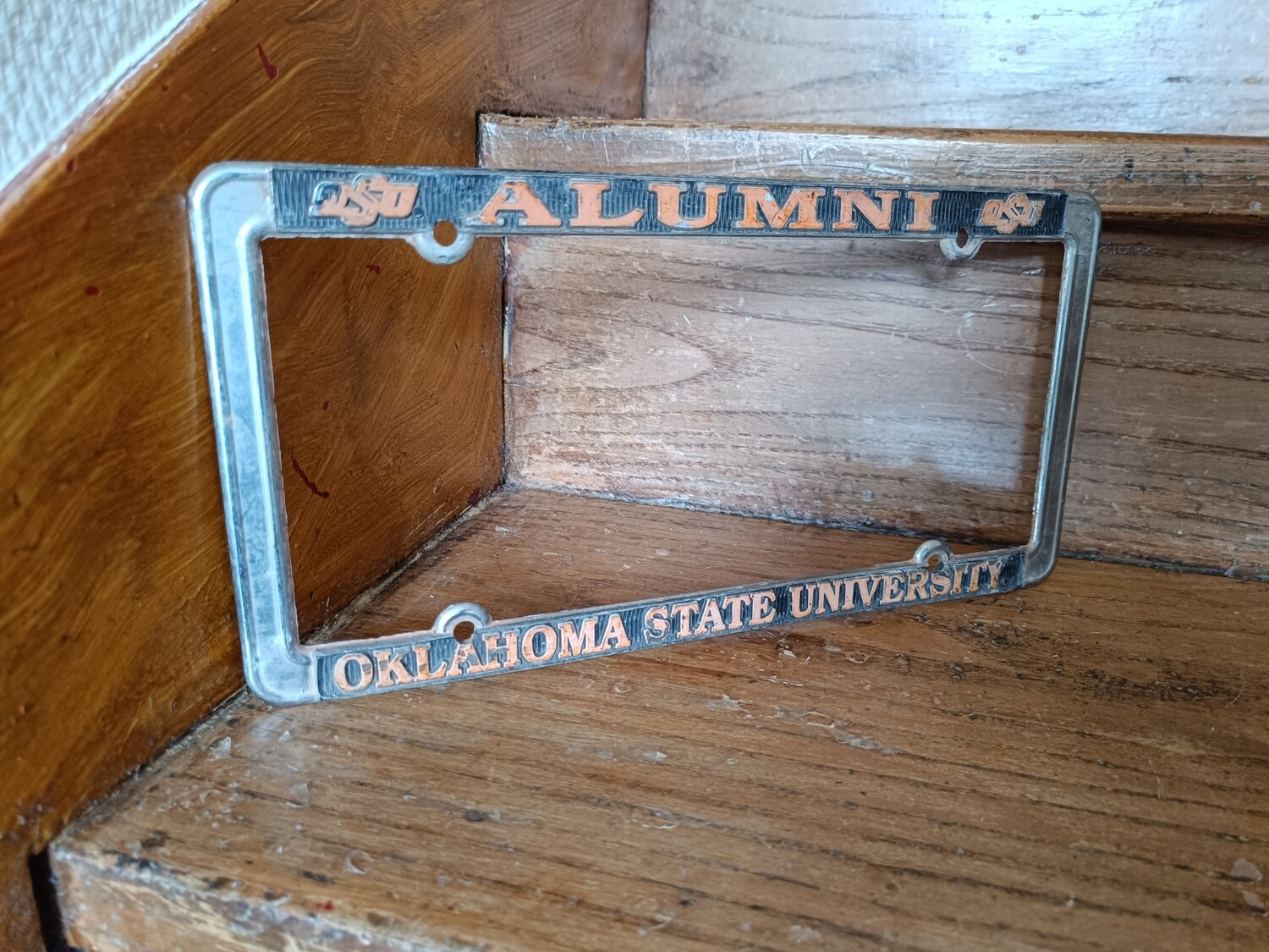 SUPPORT DE PLAQUE OKLAHOMA STATE